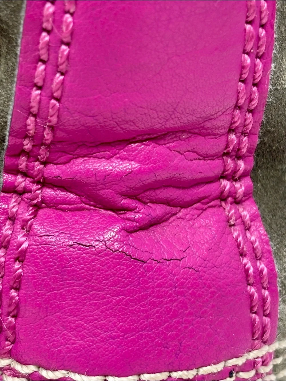 Sorel Tofino Lace Up Tall Winter Boots Girls Insulated Green Suede Faux Fur Pink